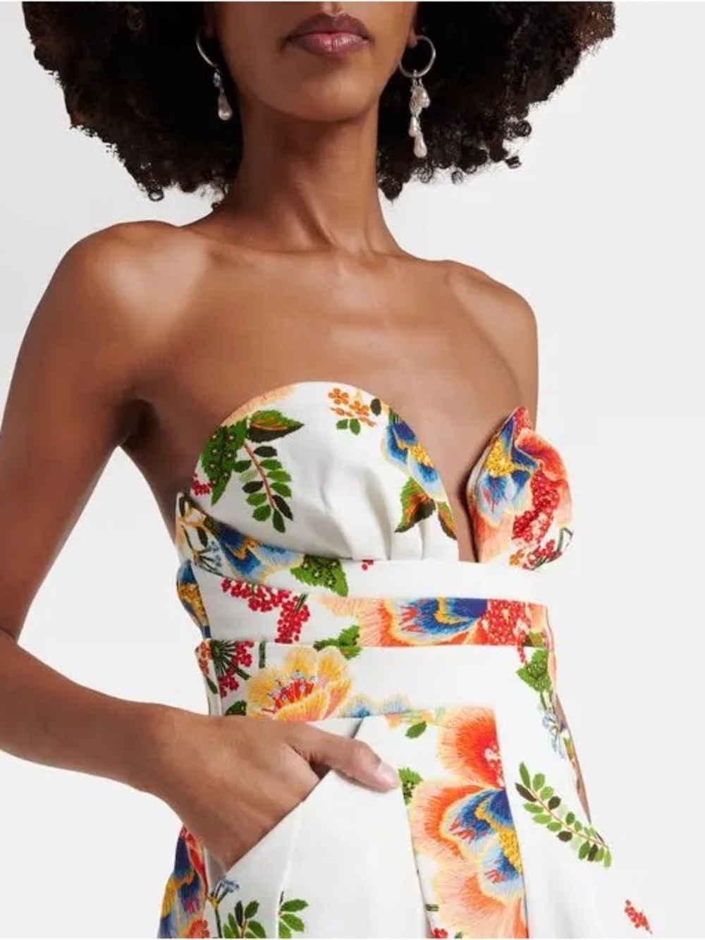 Farm Rio Strapless Jumpsuit - Picture 5 of 12